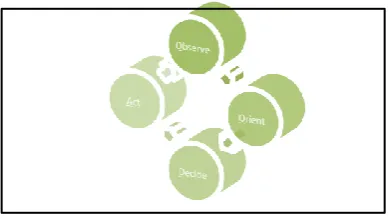 Figure 1: The Cognition Cycle / OODA Loop 