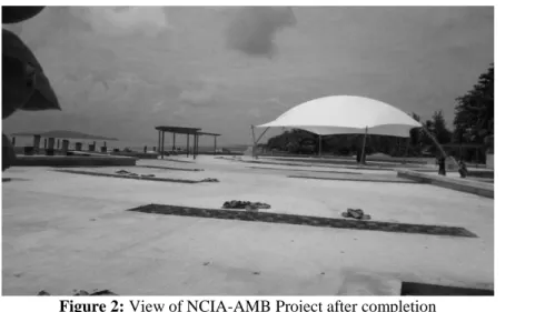 Figure 2: View of NCIA-AMB Project after completion  Source: Author 
