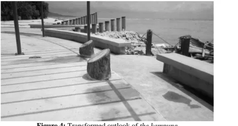 Figure 4: Transformed outlook of the kampung  Source: Author