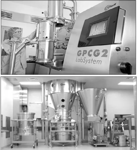 Figure 5: CPS™ pelletizing equipment- Lab scale and Production scale 