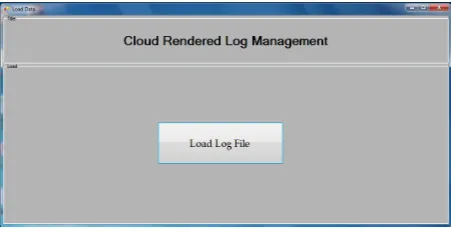 Figure 4 shows the home page of our system. This pagecontains ”Load Log File” button for loading the log ﬁle