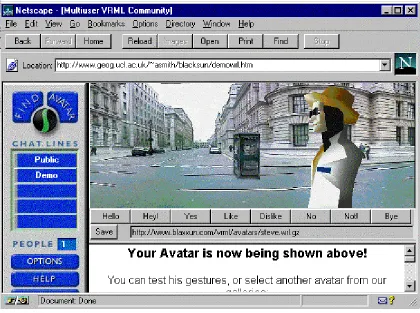 Figure 7: Virtual Urban Design in Wired Whitehall