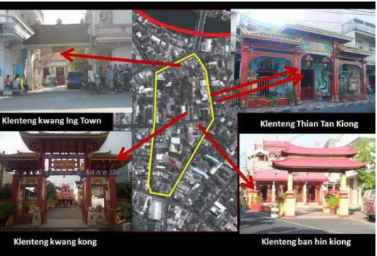 Figure 2 Area of Kampung Cina (Chinatown)  Source: Site observation. 