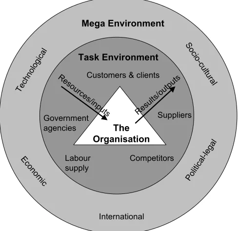 Figure 2.1. The organisation-environment relationship