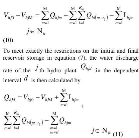 Table 1 shows the total cost obtained from AIS, DE and EP. The determined hydrothermal generation schedules and water discharge rates by using proposed AIS algorithm are shown in tables 2 and 3