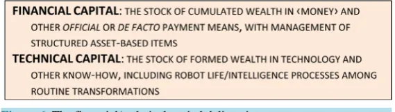 Figure 6. The financial/technical capital delineation.                      