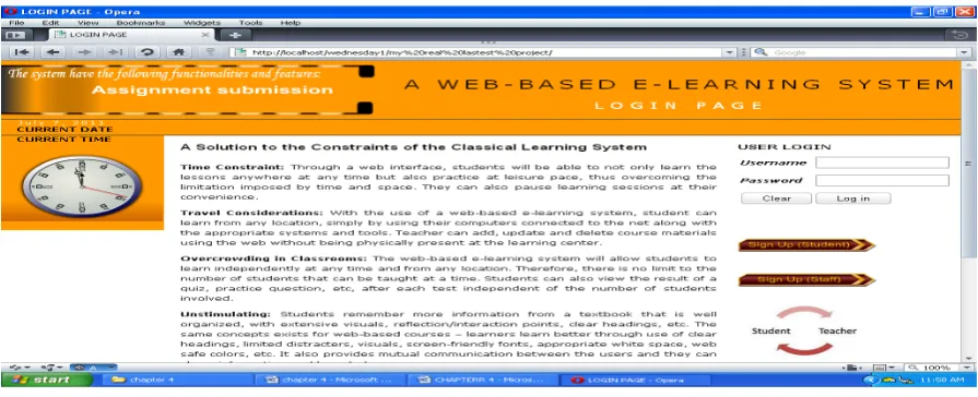 Figure 4. Login page.                                                                                                                                           