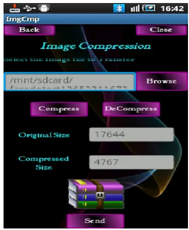 Fig 6: Image file compression 