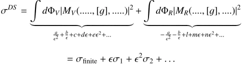 Table 1. Treatment of vector ﬁelds in the four di↵erent regularization schemes, i.e. prescription whichmetric tensor has to be used in propagator numerators and polarization sums