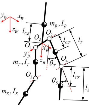 Table 1. Parameters of the simplified human dynamic model. 
