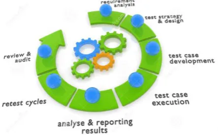 Fig 2: Software Testing Life Cycle Steps 