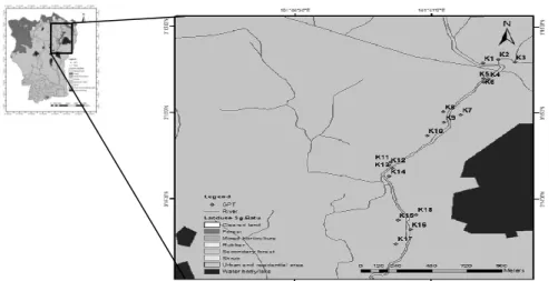 Figure 1 The location of GPTs along Sungai Batu, Selangor  Field Sampling and Data Collection  