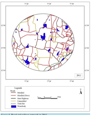 Figure 10. Digital elevation model of the study area.                                    