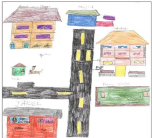 Figure 3: The neighbourhood map as drawn by GA5 