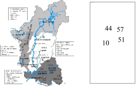 Figure 2. Classification of district per area and number of RLBP identified per area. Source: Author