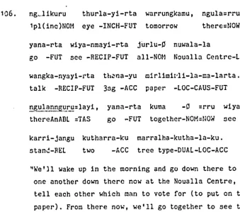 Table 12 prr.~enL• the anaphoric forms found to date.· 
