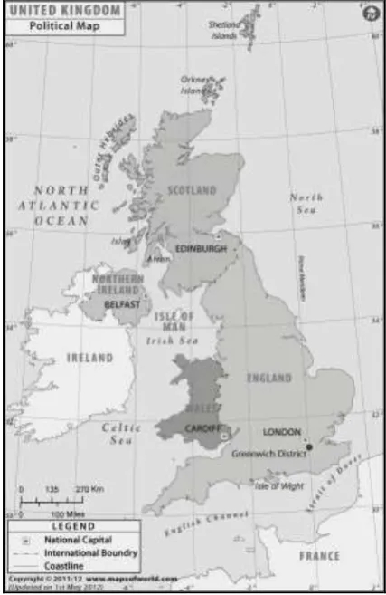 Figure 3.4 presents a political map of 