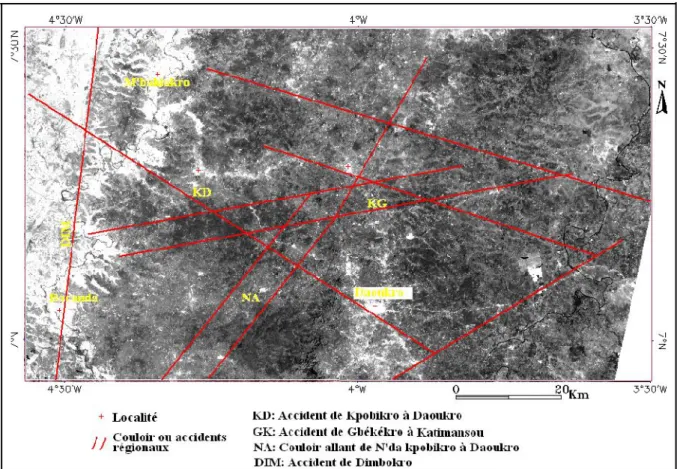 Fig. 3 : ACP1 rehaussant les principaux couloirs