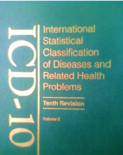 Fig 1. Front cover of ICD-10 Vol II  
