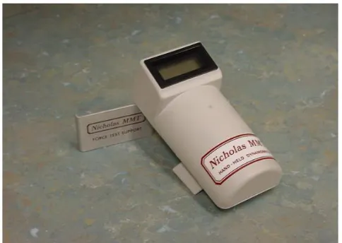 Figure 3. Nicholas dynamometer 