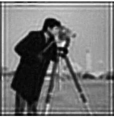 Fig 2. Restored Image by Deconvolution by Regularized Filter  