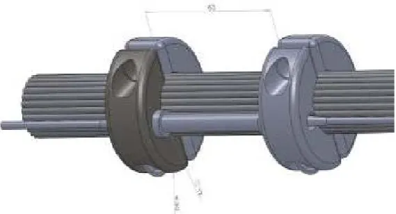 Figure 1. Strain gauge assembly simulation diagram.                        