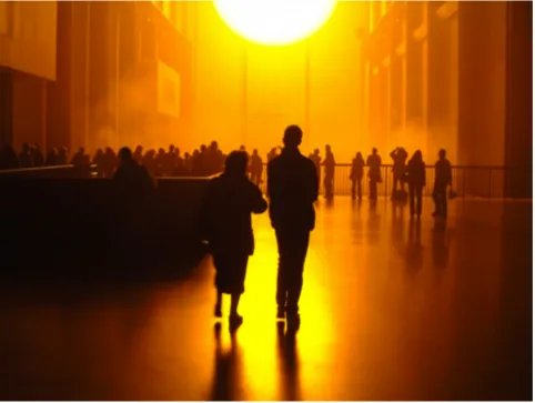 Fig 9. Olafur Eliasson & Studio Olafur Eliasson, The Weather Project, 2003, From Tate Modern