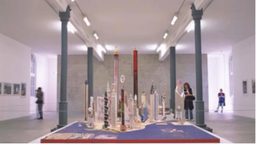 Fig 14. A Bodys Isek Kingelez & Okwui Enwezor. Installation View, dOCUMENTA (11) 2002