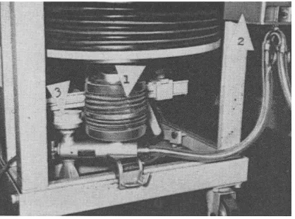 Figure 1.2. Bennett positive pressure respirator attachment: Shows installation of 