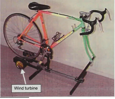 Figure 3.1 Windtrainer used during the early development of ergometry system 