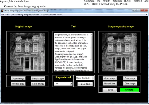 Fig 8: (Wa'el-Steganography) program 