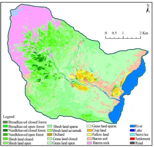 Figure 4. Schematic methodology of soil erosion-prone area analysis in ArcGIS ModelBuilder
