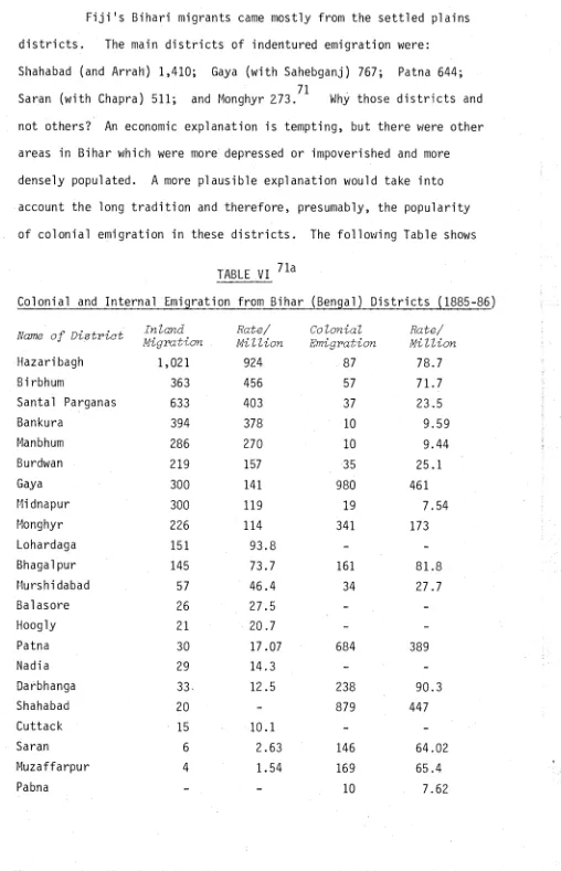 TABLE VI 7la 