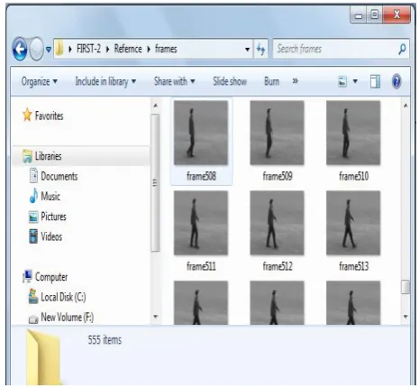 Fig 4 : Video Frames 