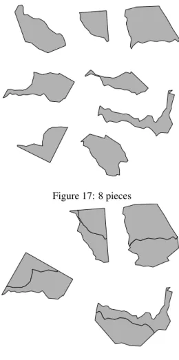 Figure 16: Reconfigurable pieces