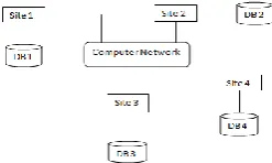 Figure 1: Distributed Database System. 