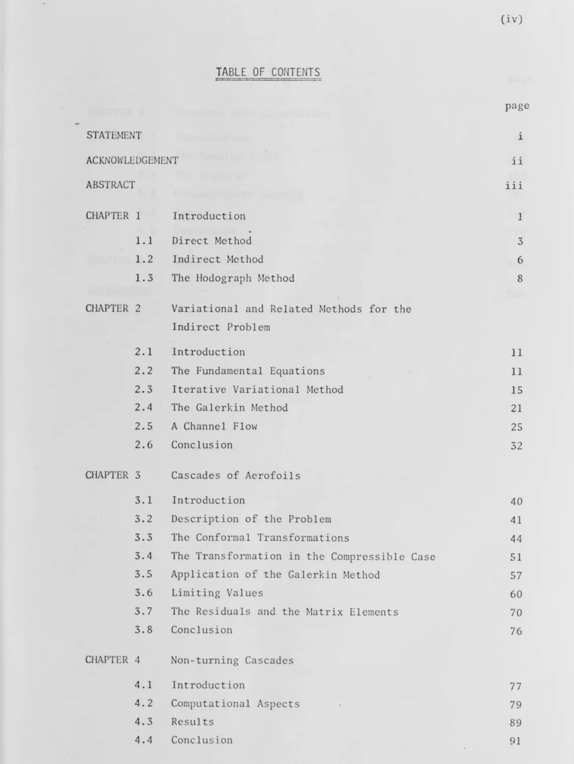 TABLE  OF  CONTENTS  STATEMENT  ACKNOWLEDGEMENT  ABSTRACT  CHAPTER  1  1.1  1.2  1.3  CHAPTER  2  2.1  2.2  2.3  2.4  2.5  2.6  CHAPTER  3  3.1  3.2  3.3  3.4  3.5  3.6  3.7  3.8  CHAPTER  4  4.1  4.2  4.3  4.4  Introduction  Direct  Method  Indirect  Meth