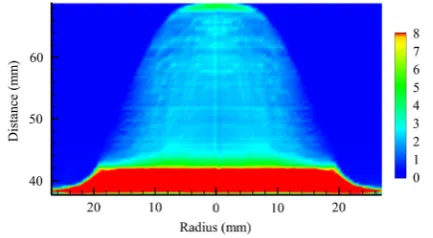 Fig. 6. Areal density results of sn12 target. 