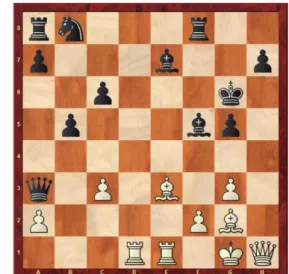 Figure 2: Position after 26 Qh4-h1. 
