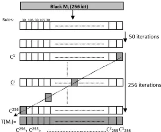 Figure 2. Pictorial description of the transformation function T.
