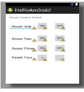 Fig 6: Android Apps Interface 
