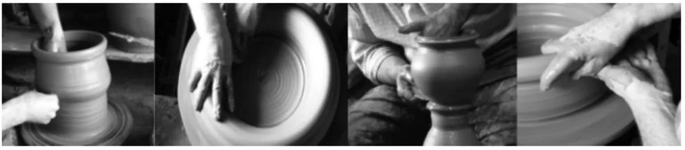 Figure 5. i-Treasures: passing down the specific hand movements for pottery making.