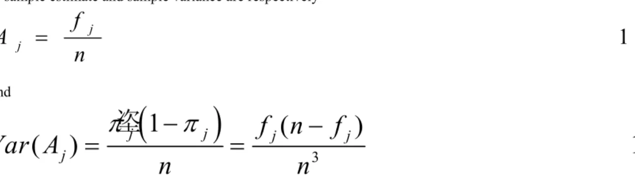 Table 2.  2 × T   Contingency table for the Analysis of diagnostic Test Dependent Measurements