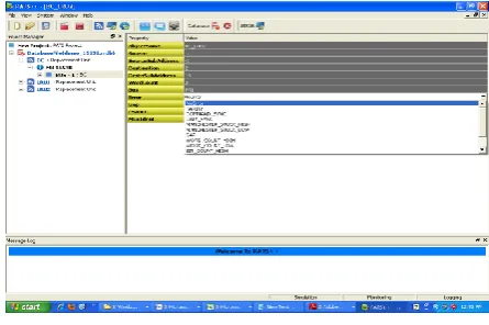 Figure 3 Results display of Monitored Data indicating Errors 