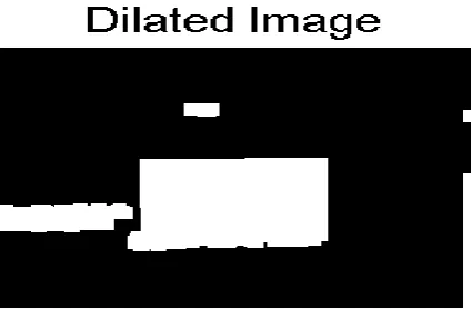 Fig. 3: Image after performing Bottom- Hat filtering to highlight bars. 