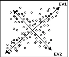 Figure 1. In algorithms like HITS and PageRank  only the principal eigenvectors are considered