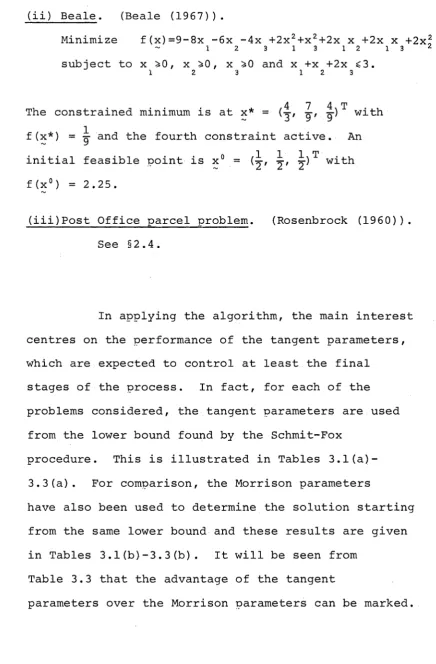 Table 3.3 that the advantage of the tangent 