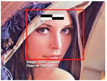 Fig 5: Output of each visual pre-processing step. a) Face detected region. b) Mouth detected region