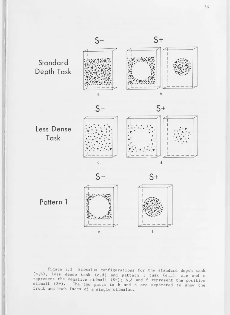 Figure 2.3 (a,b), less dense 