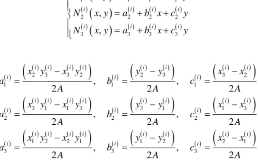 Table 1.  Quadrature points for degrees 1 to 4. 
